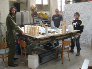 The guys at Lazerian: Richard, Jason and Liam
