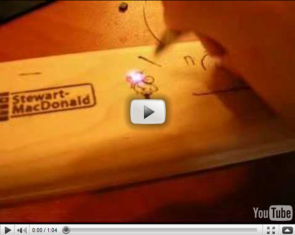 Wood shop etcher burner