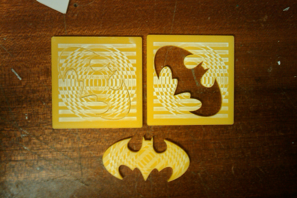 Lovely laser cut logos