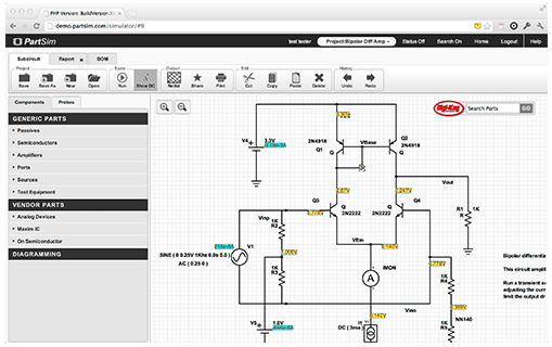 Online Circuit Simulator