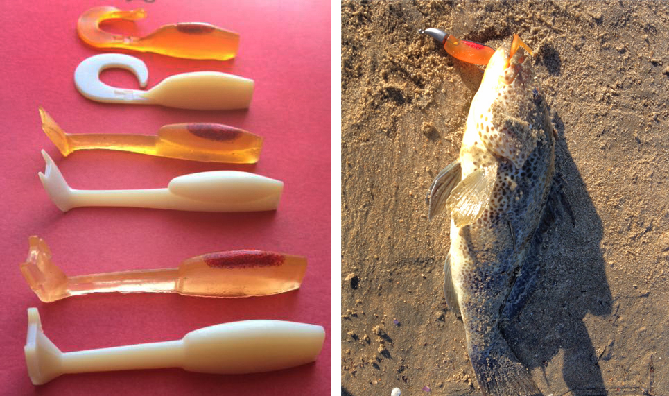 DIY fishing lures from 3D printed models and silicone molds