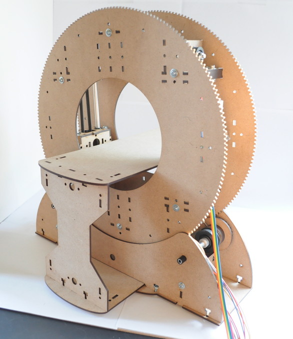 Open Source Laser Cut CT Scanner