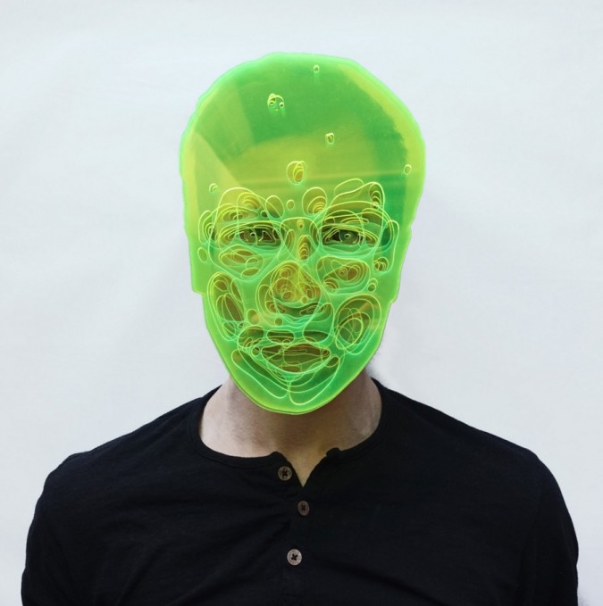 Adno laser cut portrait acrylic