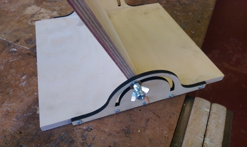 laser cut acrylic bending jig