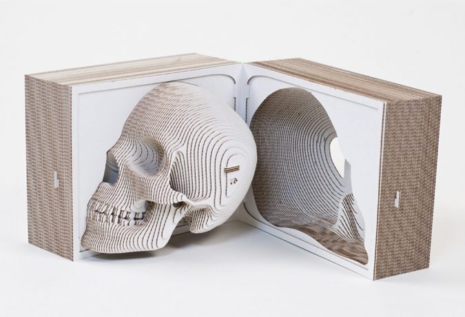 cardboard-laser-cut-skull