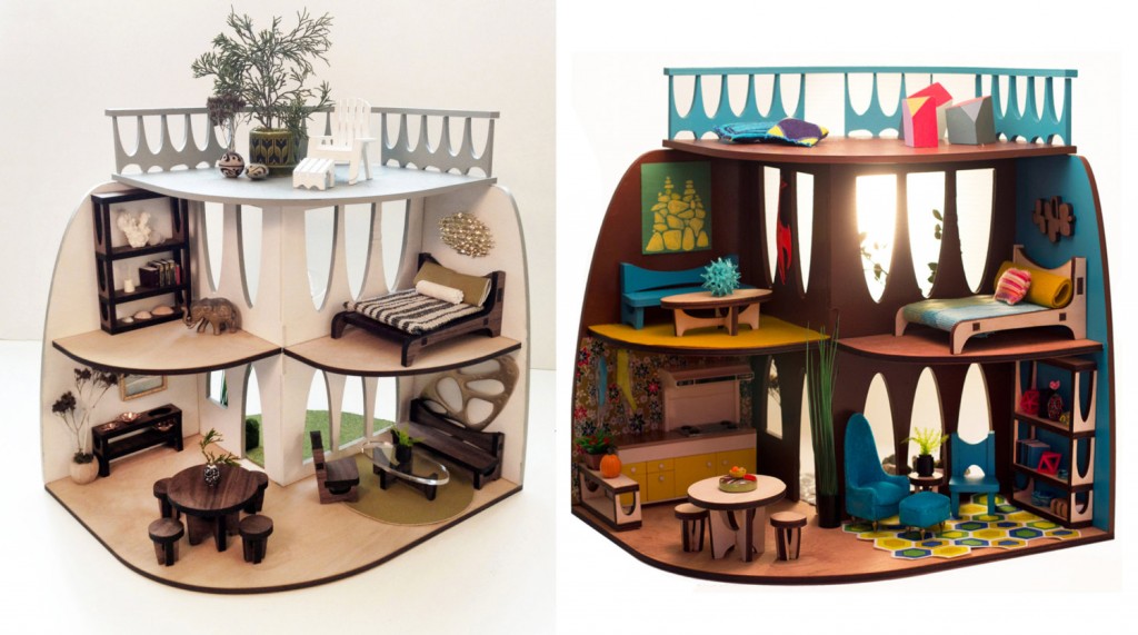 laser cut 4girls dollhouse 3starstudioarts