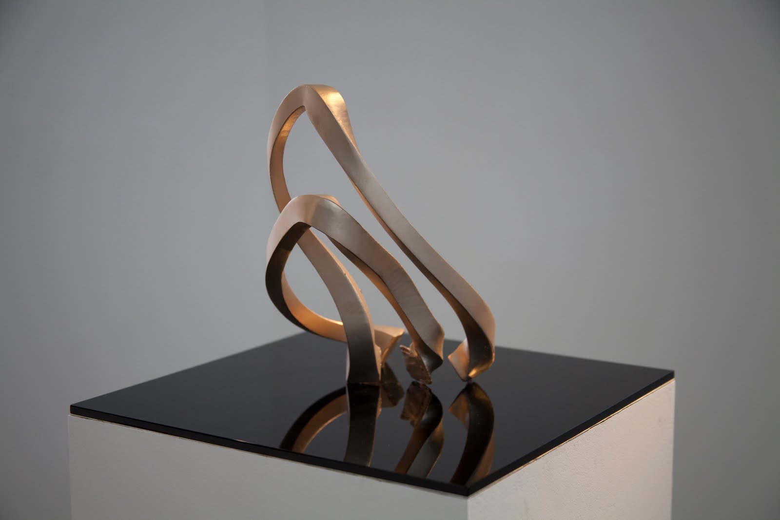 Sculptures made with motion capture, 3D printing, and bronze casting