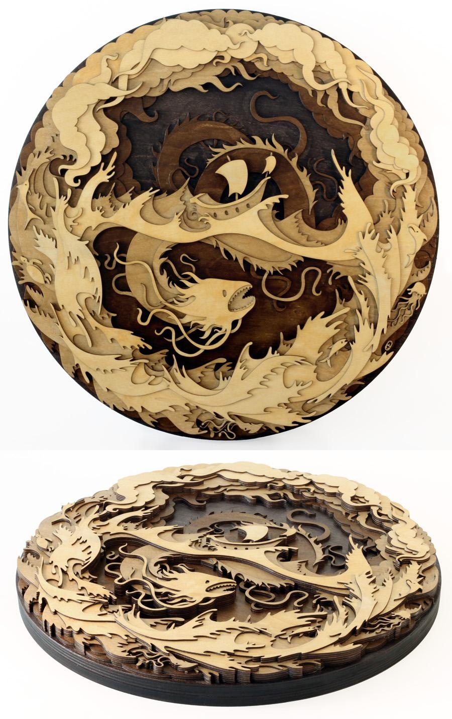 Laser Cut Wood Inlays