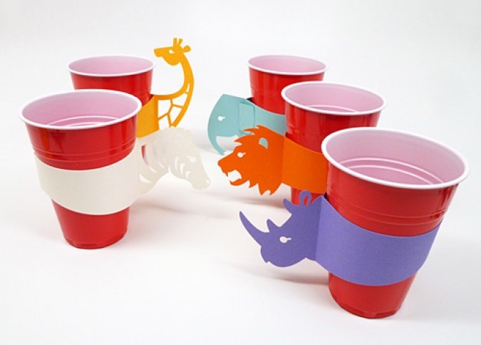 creative promotional product ideas - laser cut cup holder