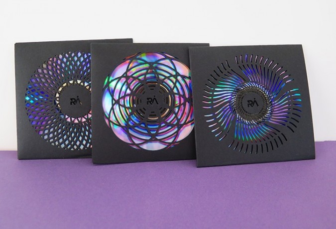 laser cut CD sleeve