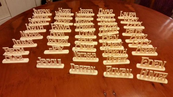 wedding name tags