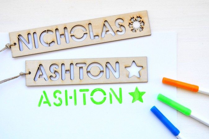 name stencils promotional merchandise