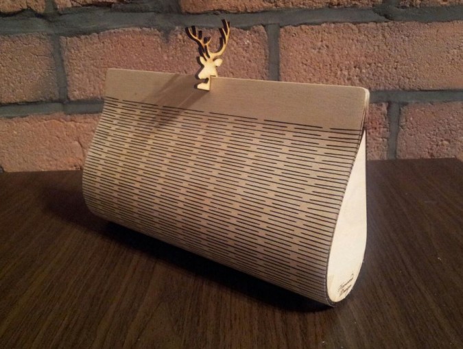 laser cut living hinge clutch