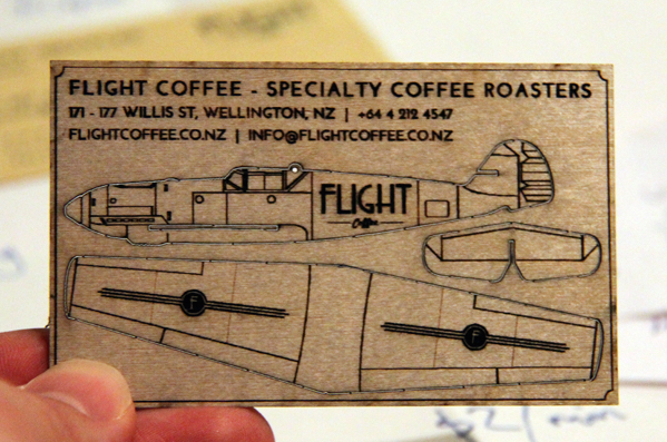 Flight Coffee Business Cards