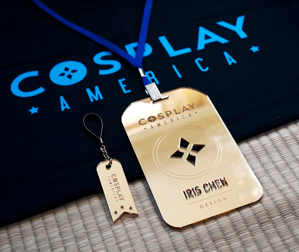 Custom Cosplay Laser Cut VIP Event Badge