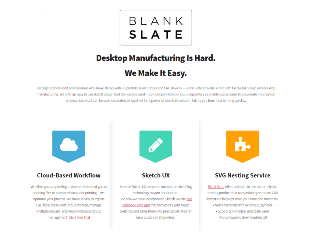 Blank Slate Automated Nesting Software Tool