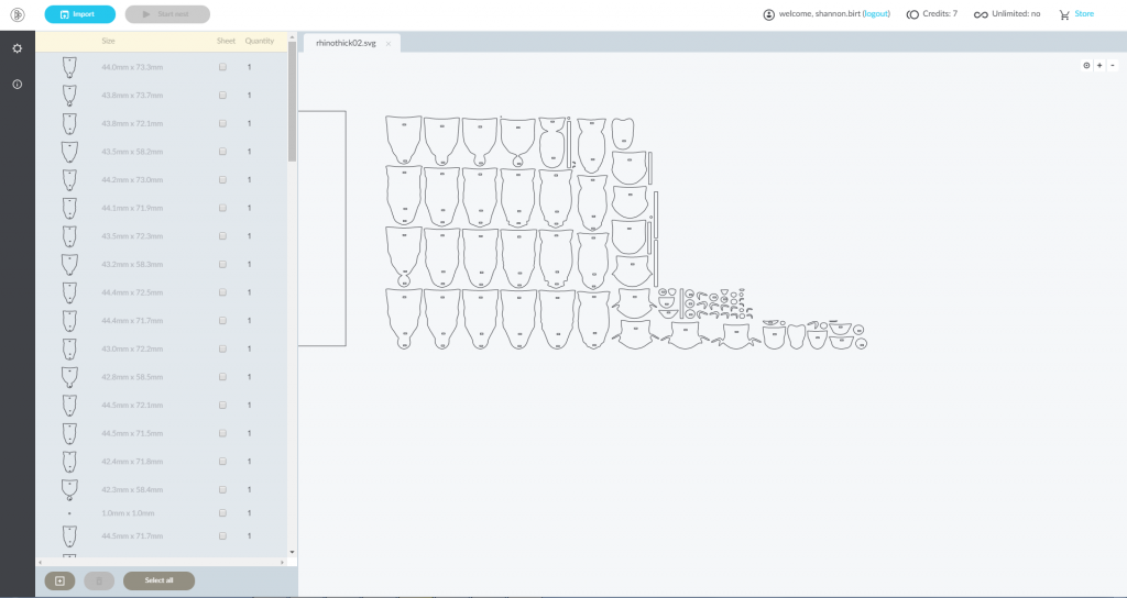 Deepnest Automated Nesting Software Process