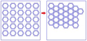 Hexagon Nesting Example