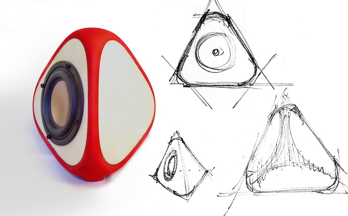 T3TRA Speakers Design Sketches