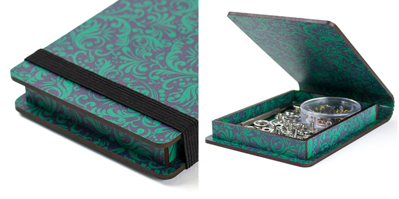 Baroque Printed MDF Green Case