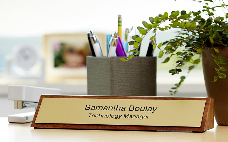 Desk Name Plates