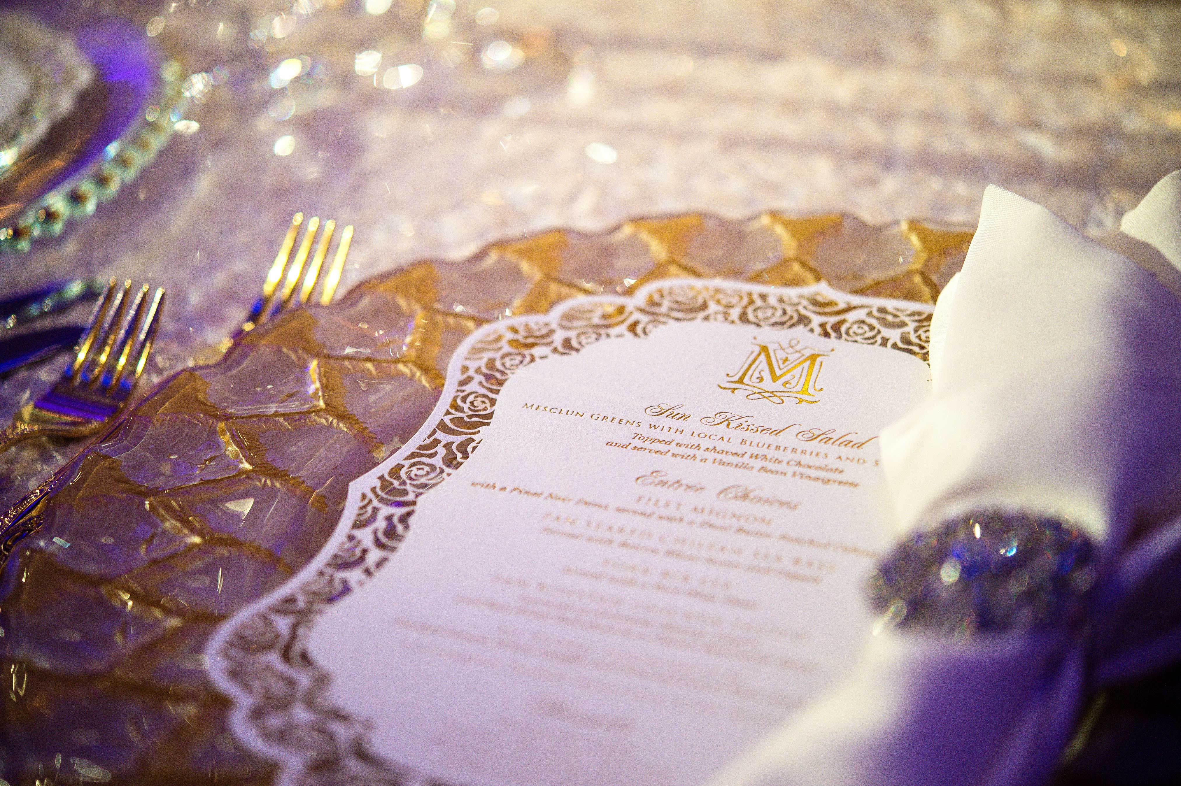 Wedding Decorations 21 Laser Cut Menu