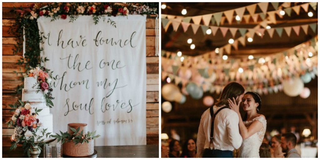 FOREVER IN LOVE  Banner Bunting Garland Photo Prop Wedding Rustic Couple photo 