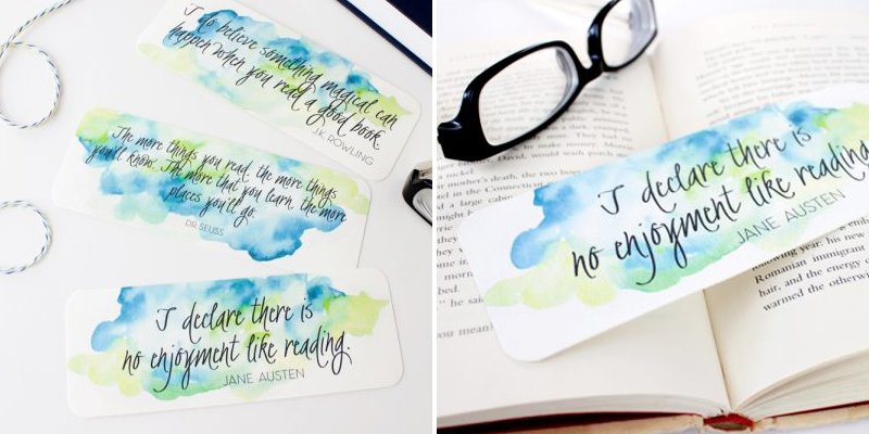 Make Bookmarks - Remodelaholic Printables