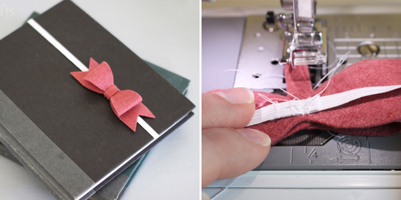 Make Bookmarks - Felt Bow