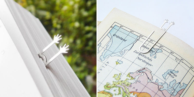 how to make bookmarks out of paper clips