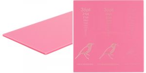 Pastel Acrylics Pink Sheet