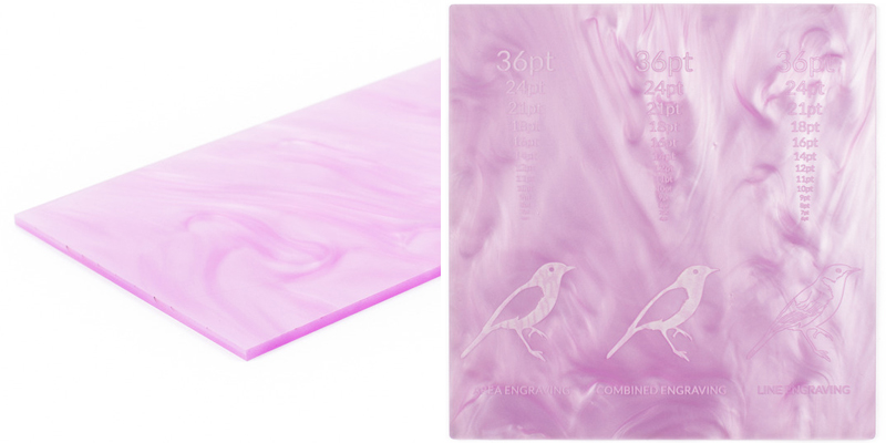 Lavender Swirl Acrylic Sheet