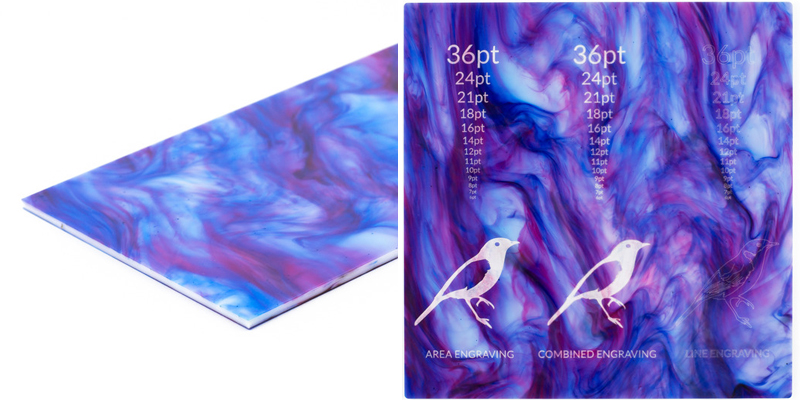Purple Swirl Acrylic Sheet