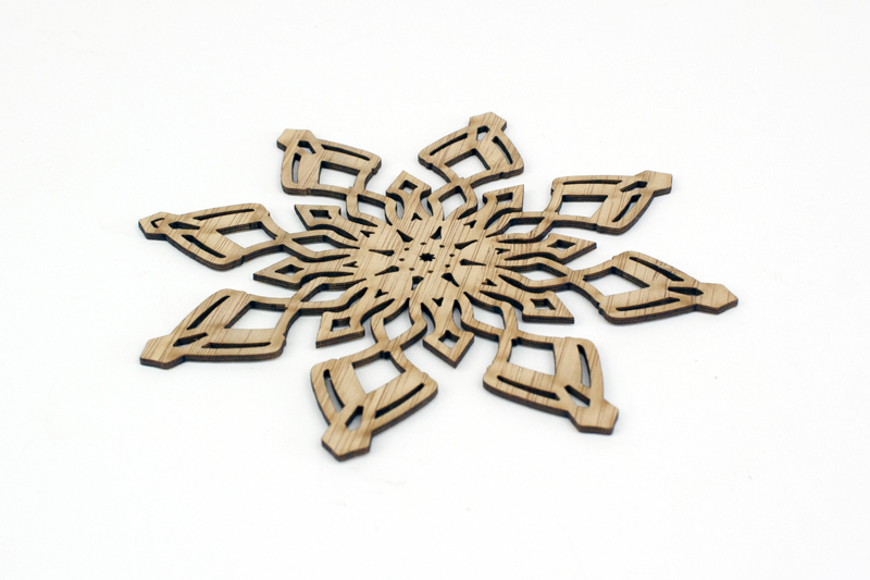 Bamboo 9 - Snowflake Decoration