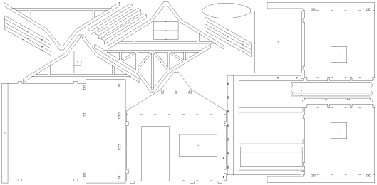 Wishcraft Studio 4 - Wooden Dollhouse Illustrator Files