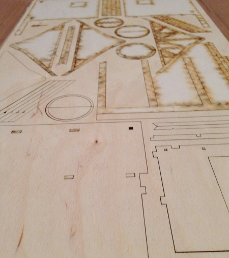 Wishcraft Studio 5 - Wooden Dollhouse Laser Cut Sheet