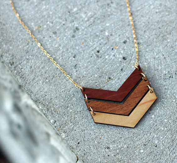 Laser Cut Products 03 - CompanyKind Chevron Necklace