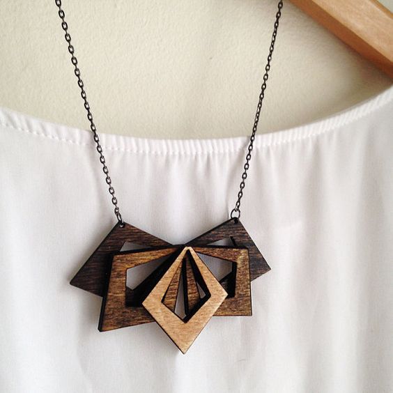 Laser Cut Products 04 - Alyson Prete Wood Necklace