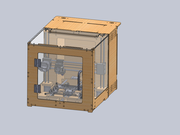 Laser Cut Products 17 - Prusa 3D Printer Case