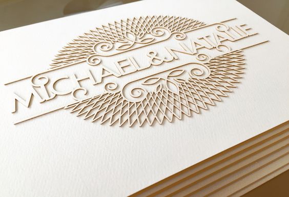 Paper and cardboard - cutting and engraving - Laser Atelier