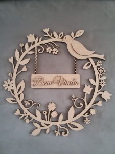 Laser Cut Products 46 - Decorative Garland Sign