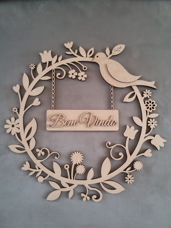 Laser Cut Products 46 - Decorative Garland Sign