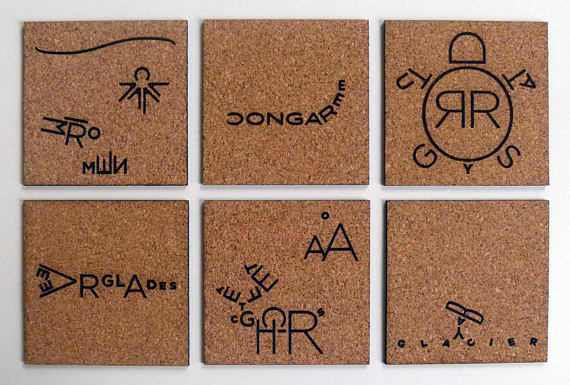 Make Your Own Coasters 2 - Nine Day Weekend Cork Coasters