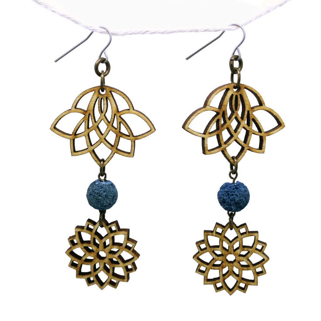 Melanie Lynn Design 2 - Unique Wooden Jewelry - Earrings