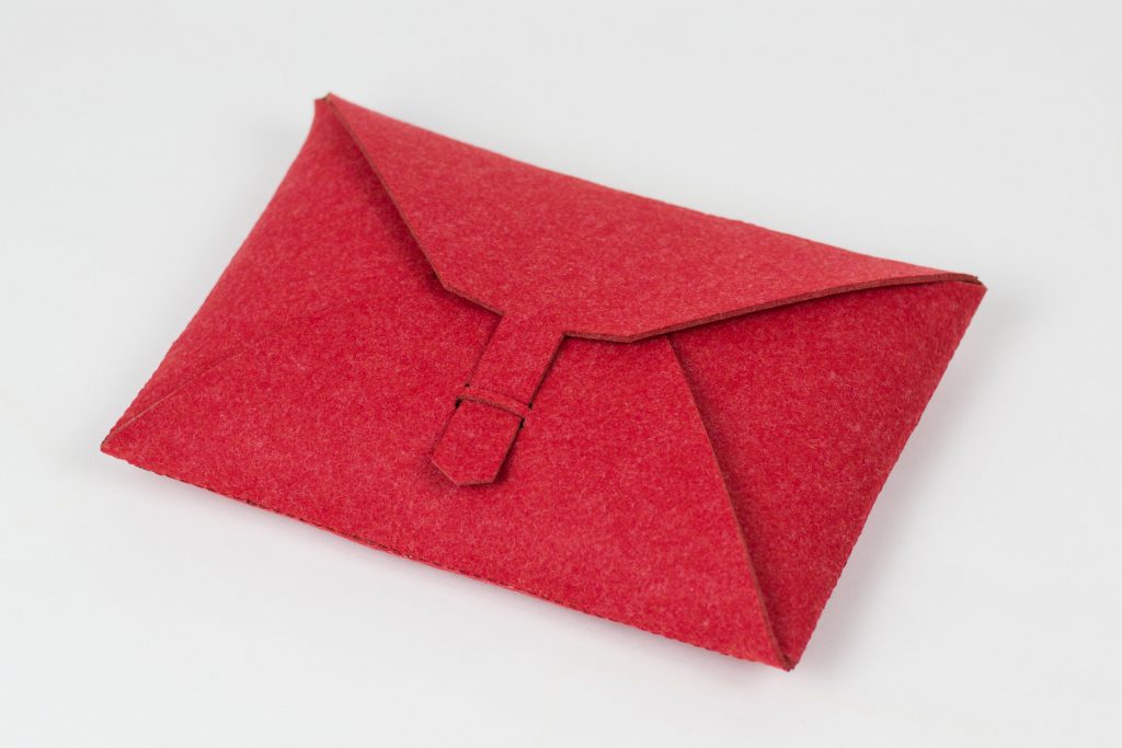 Synthetic Felt 3 - Red Pouch