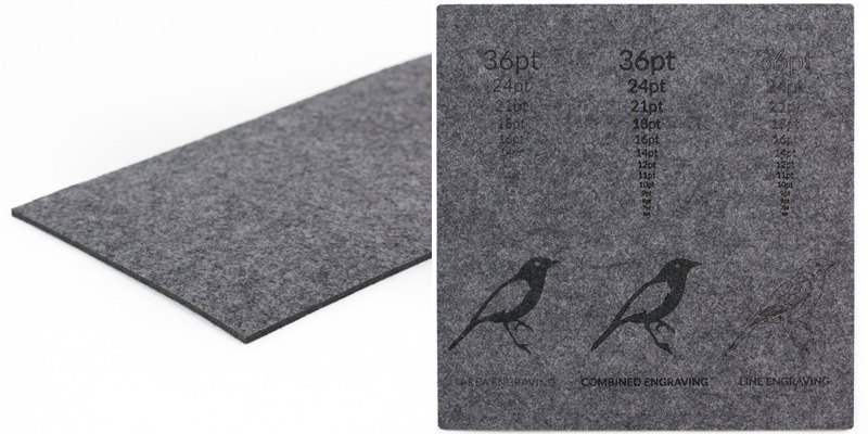 Synthetic Felt 8 - Grey Sheet