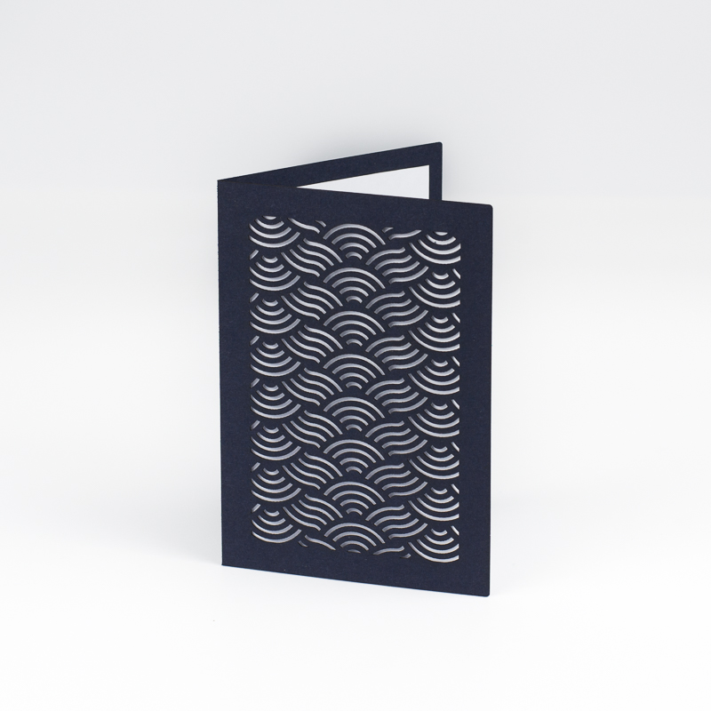 Cardstock Paper 13 - Navy Blue Greeting Card