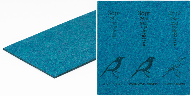 Premium Synthetic Felt 10 - Ocean Blue Sheet