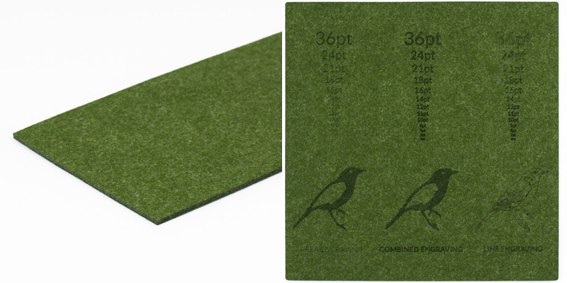 Premium Synthetic Felt 4 - Army Green Sheet