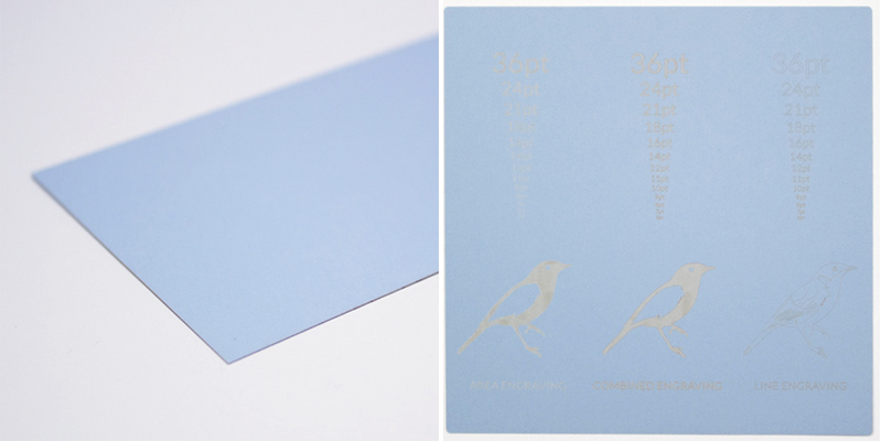 Swallow Blue Cardstock Paper Sheet